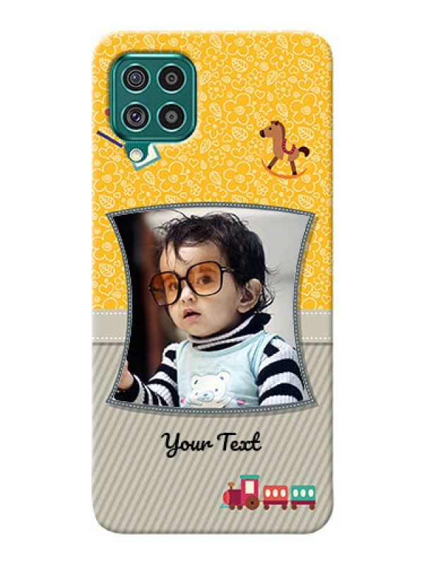 Custom Galaxy F62 Mobile Cases Online: Baby Picture Upload Design