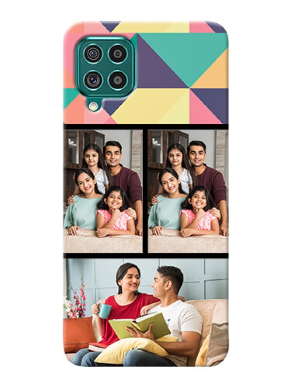 Custom Galaxy F62 personalised phone covers: Bulk Pic Upload Design