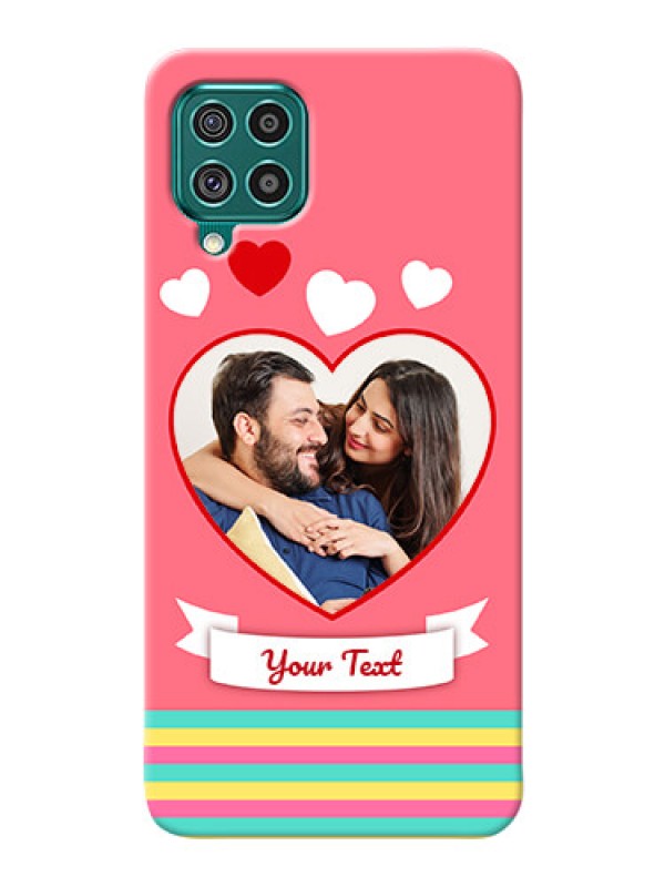 Custom Galaxy F62 Personalised mobile covers: Love Doodle Design