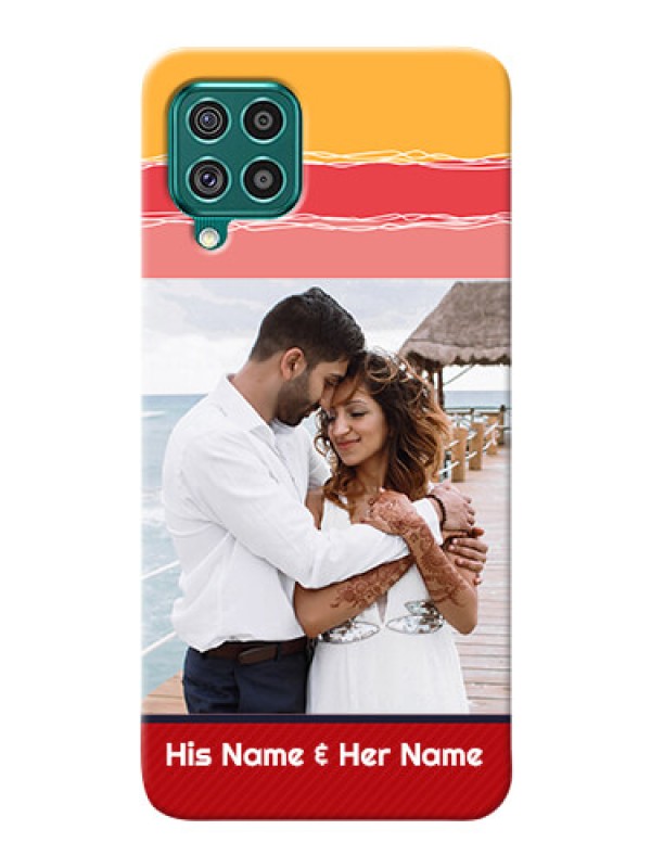 Custom Galaxy F62 custom mobile phone covers: Colorful Case Design