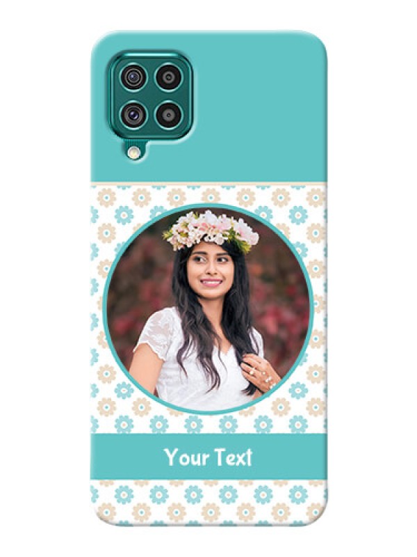 Custom Galaxy F62 Custom Mobile Back Covers: Beautiful Flowers Design