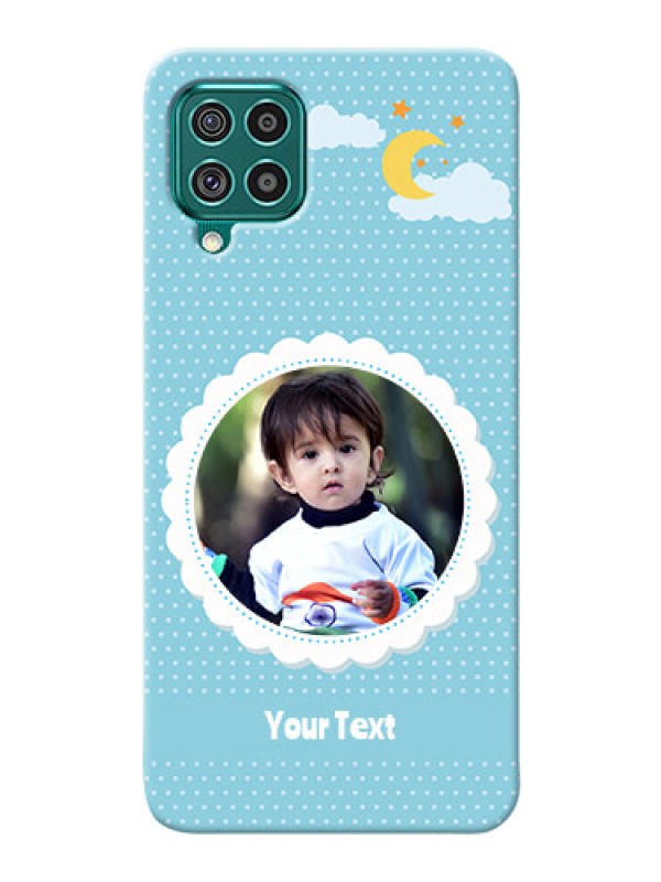 Custom Galaxy F62 mobile cases online: violet Pattern Design