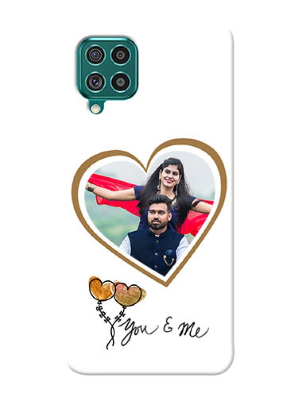 Custom Galaxy F62 customized phone cases: You & Me Design