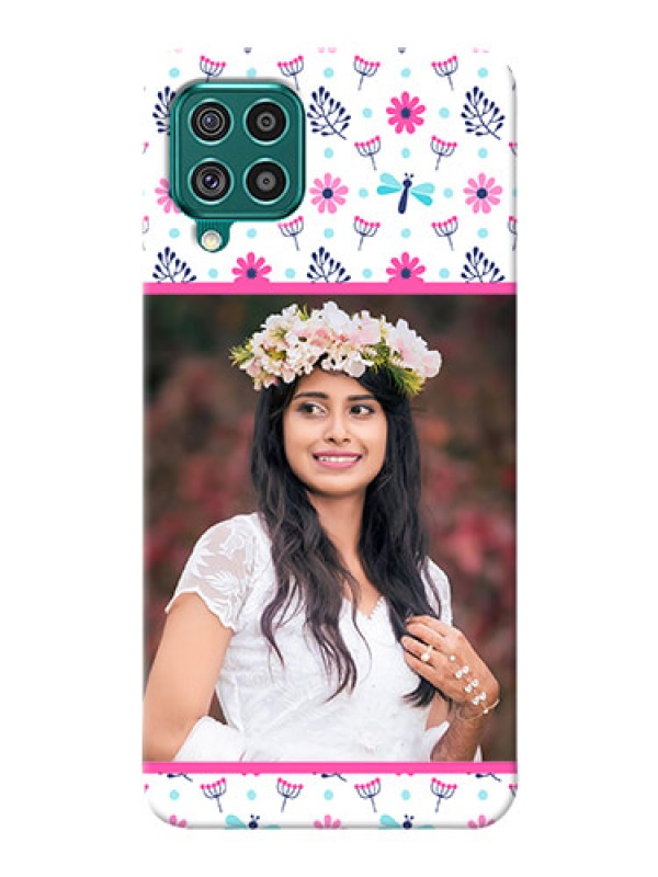 Custom Galaxy F62 Mobile Covers: Colorful Flower Design