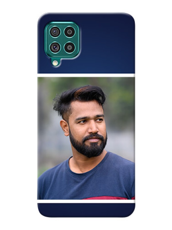 Custom Galaxy F62 Mobile Cases: Simple Royal Blue Design