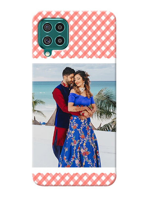 Custom Galaxy F62 custom mobile cases: Pink Pattern Design