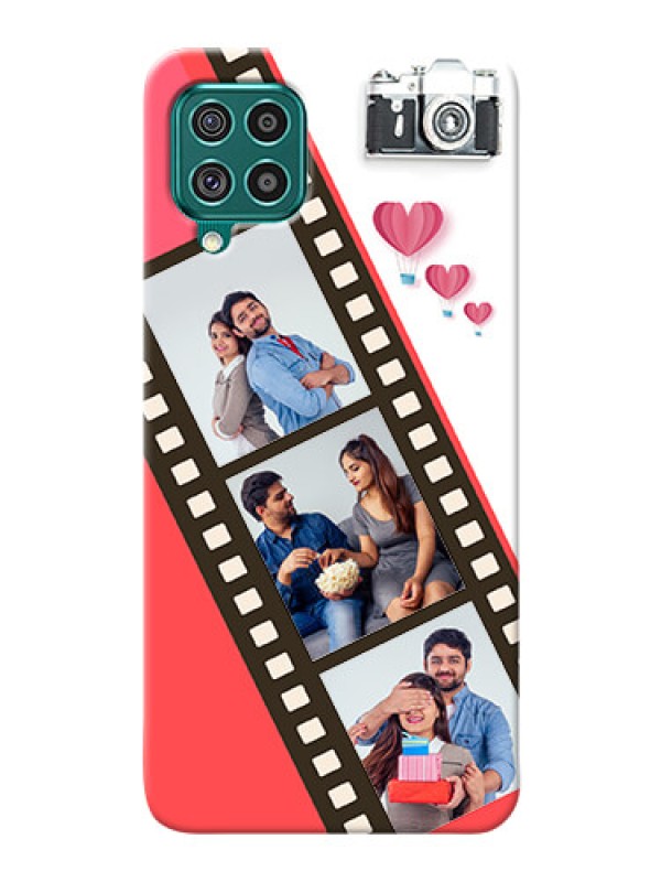 Custom Galaxy F62 custom phone covers: 3 Image Holder with Film Reel