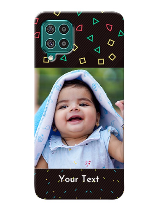 Custom Galaxy F62 custom mobile cases with confetti birthday design