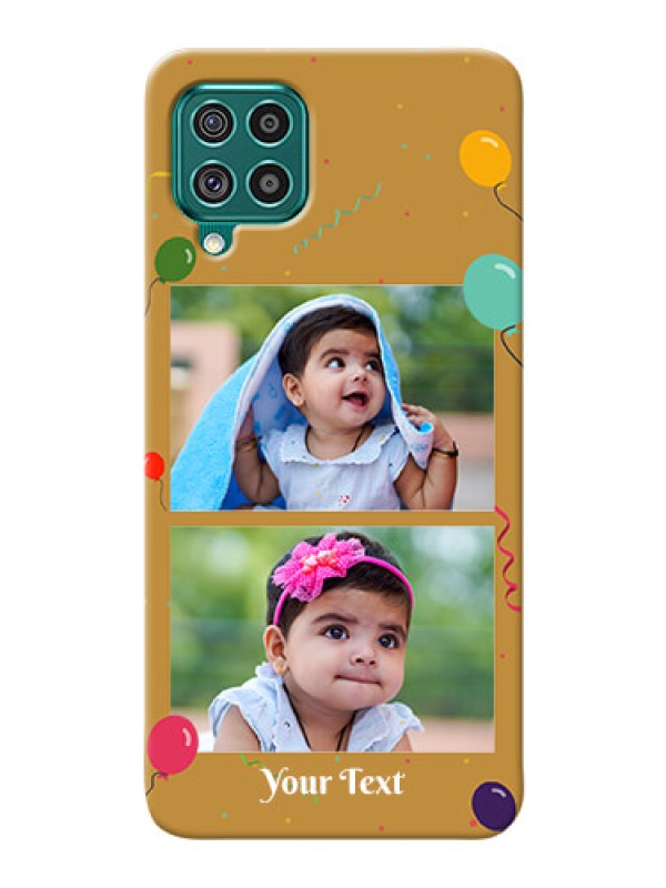 Custom Galaxy F62 Phone Covers: Image Holder with Birthday Celebrations Design