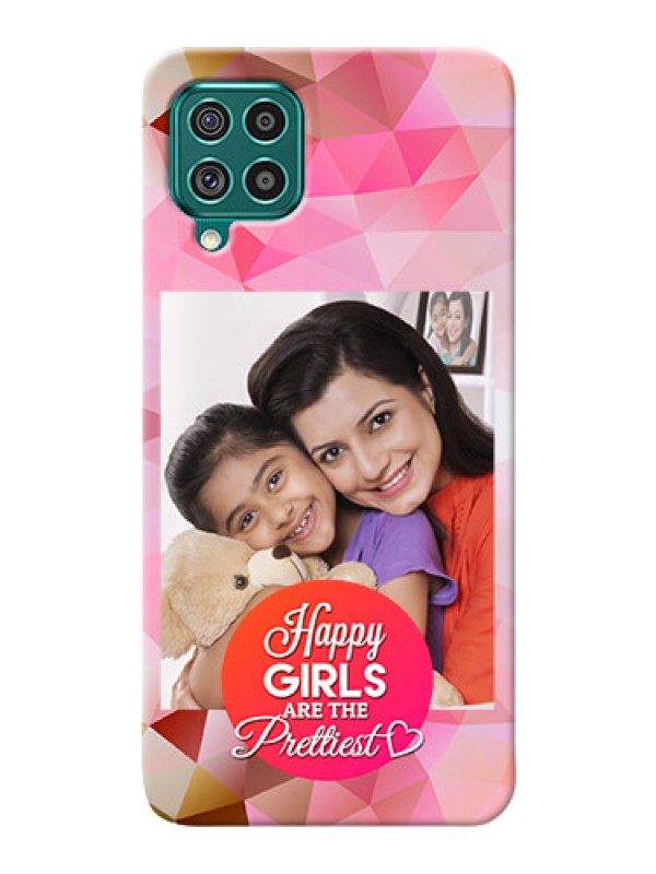 Custom Galaxy F62 Personalized Phone Covers: Abstract Triangle Design