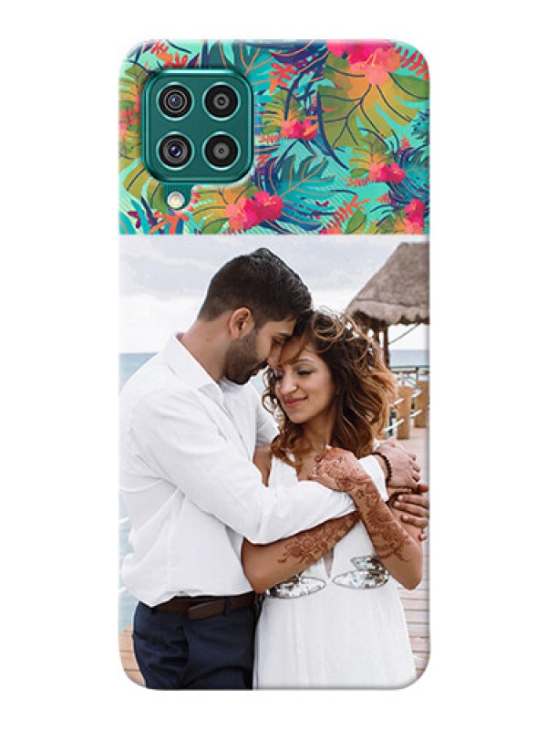 Custom Galaxy F62 Personalized Phone Cases: Watercolor Floral Design