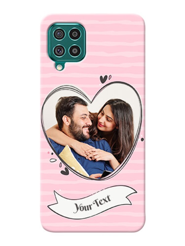 Custom Galaxy F62 custom mobile phone covers: Vintage Heart Design