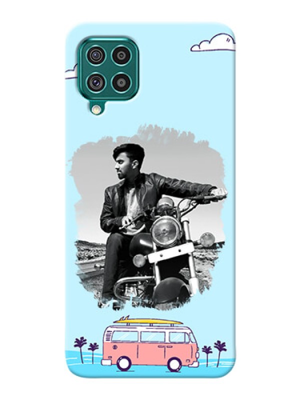 Custom Galaxy F62 Mobile Covers Online: Travel & Adventure Design