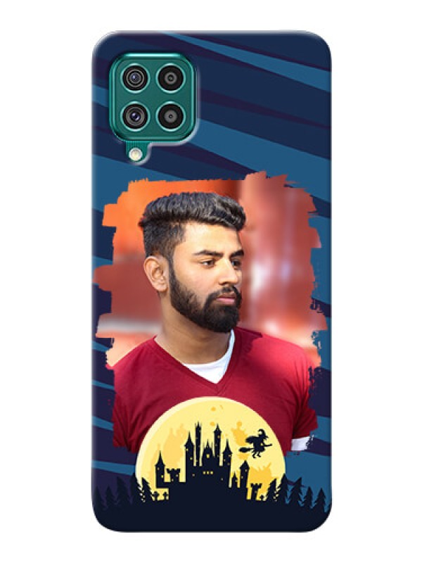 Custom Galaxy F62 Back Covers: Halloween Witch Design 