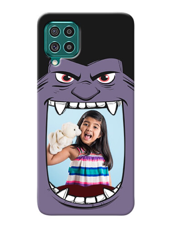 Custom Galaxy F62 Personalised Phone Covers: Angry Monster Design
