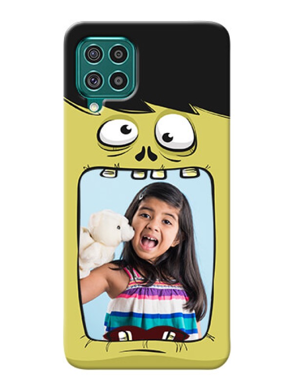 Custom Galaxy F62 Mobile Covers: Cartoon monster back case Design
