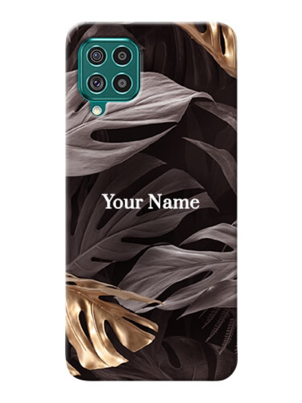 Custom Galaxy F62 Mobile Back Covers: Wild Leaves digital paint Design