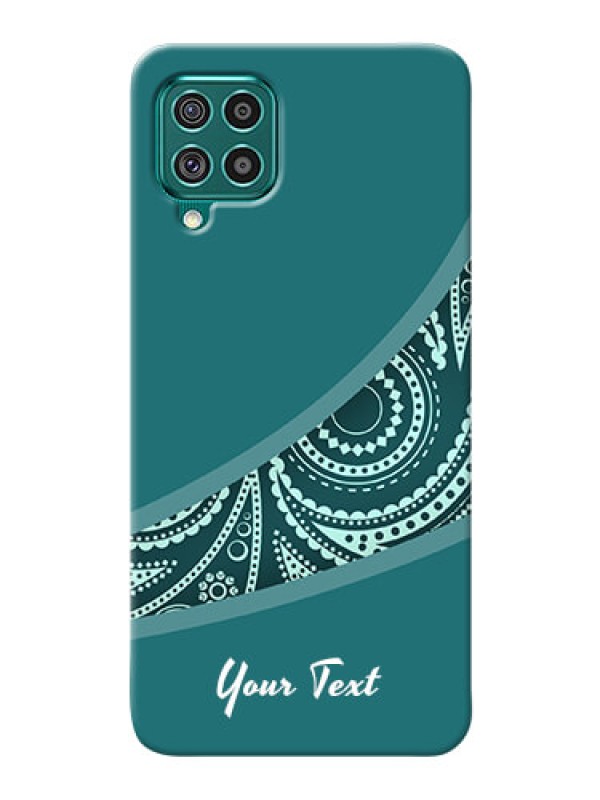 Custom Galaxy F62 Custom Phone Covers: semi visible floral Design