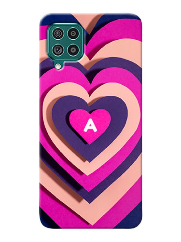 Custom Galaxy F62 Custom Mobile Case with Cute Heart Pattern Design