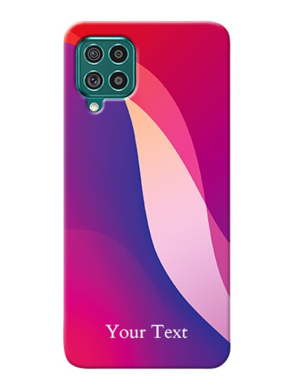 Custom Galaxy F62 Mobile Back Covers: Digital abstract Overlap Design