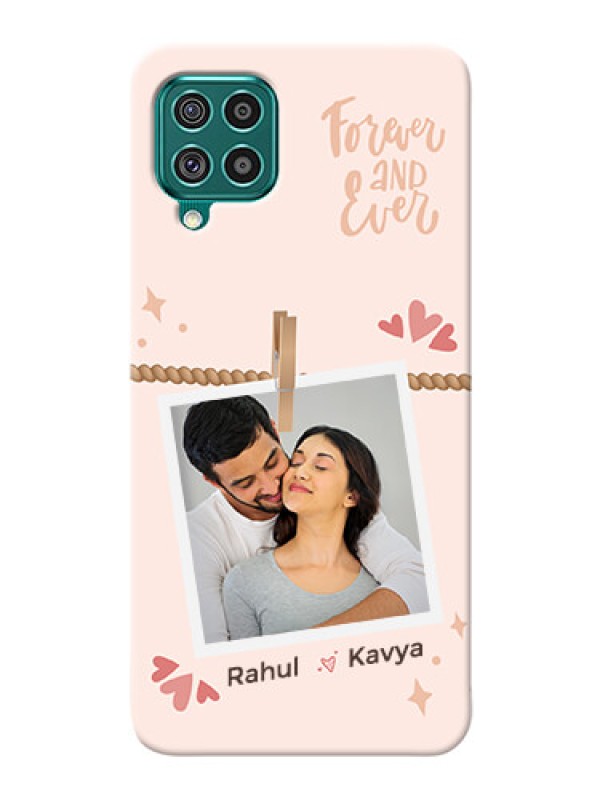 Custom Galaxy F62 Phone Back Covers: Forever and ever love Design