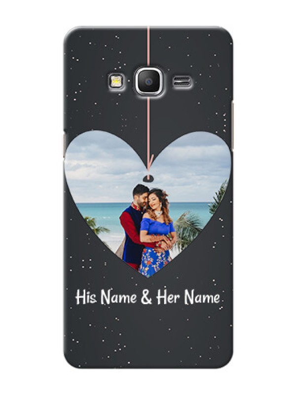 Custom Samsung Galaxy Grand Prime Hanging Heart Mobile Back Case Design