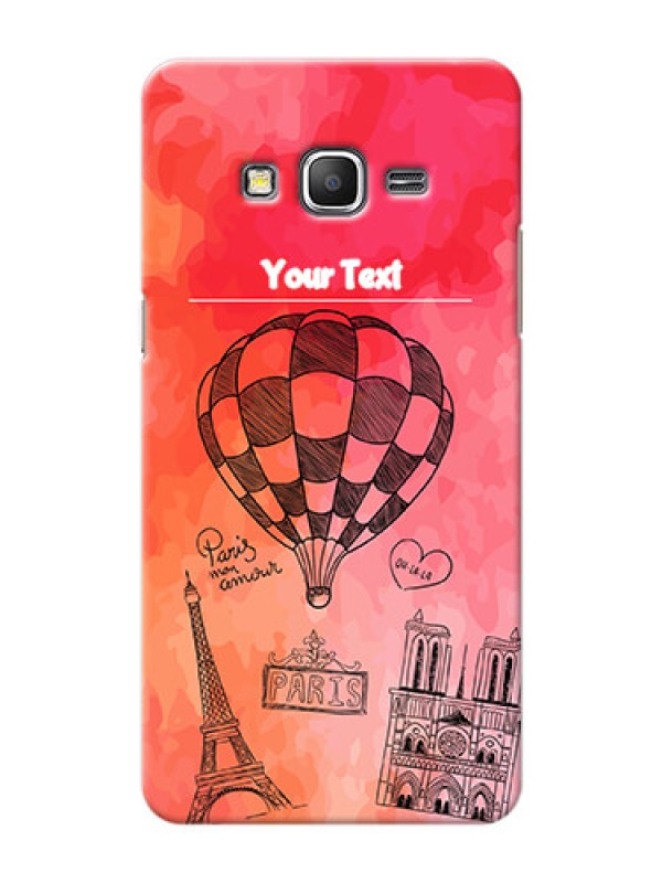 Custom Samsung Galaxy Grand Prime abstract painting with paris theme Design