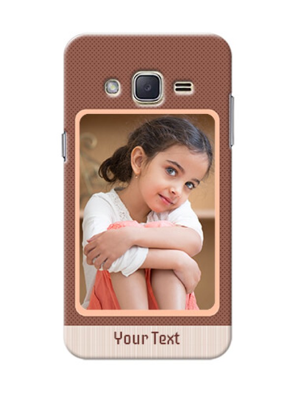 Custom Samsung Galaxy J2 (2015) Simple Photo Upload Mobile Cover Design
