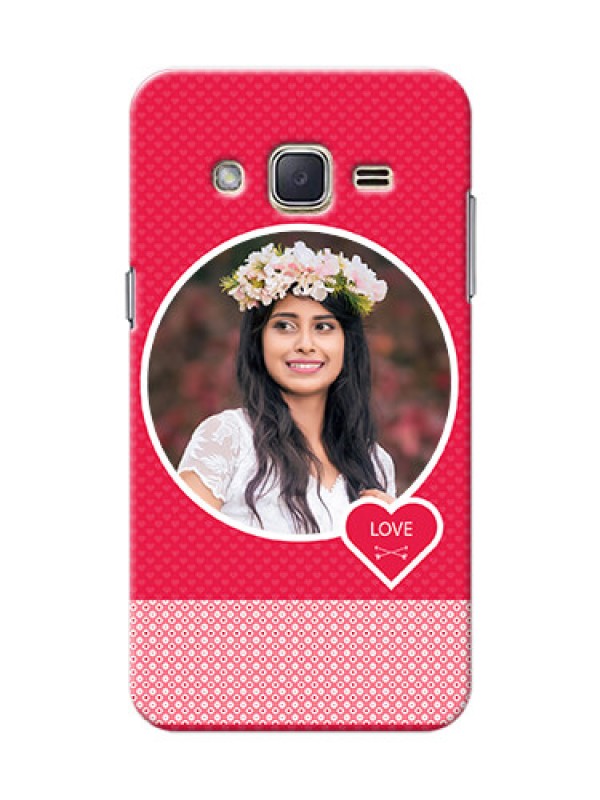 Custom Samsung Galaxy J2 (2015) Pink Design Pattern Mobile Case Design