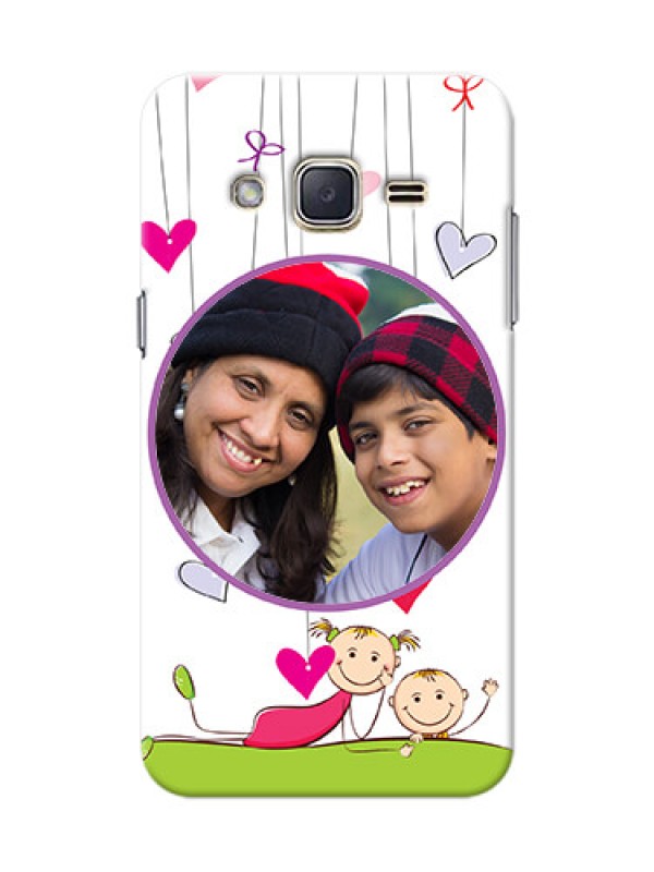 Custom Samsung Galaxy J2 (2015) Cute Babies Mobile Cover  Design