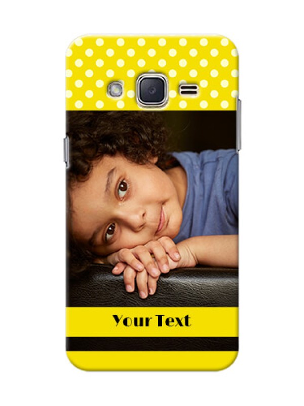 Custom Samsung Galaxy J2 (2015) Bright Yellow Mobile Case Design