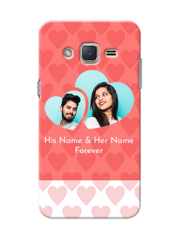 Custom Samsung Galaxy J2 (2015) Couples Picture Upload Mobile Cover Design