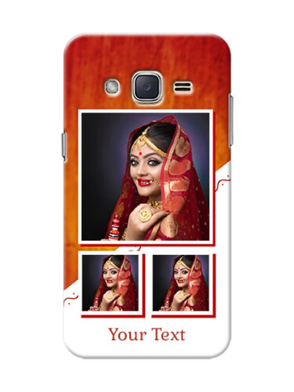 Custom Samsung Galaxy J2 (2015) Wedding Memories Mobile Cover Design