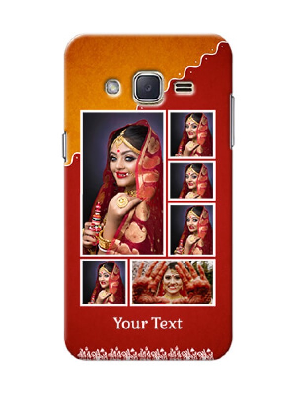 Custom Samsung Galaxy J2 (2015) Multiple Pictures Upload Mobile Case Design