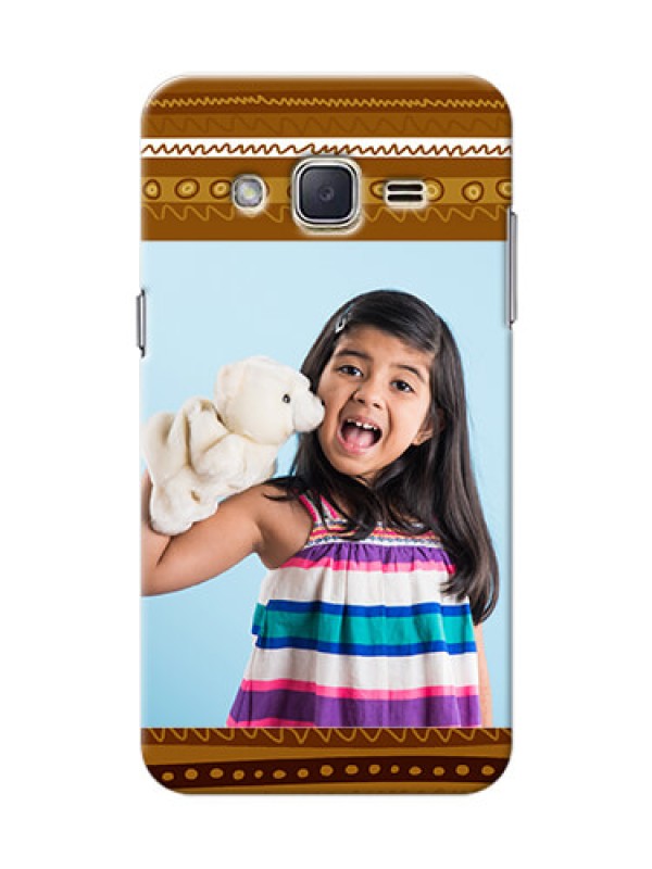Custom Samsung Galaxy J2 (2015) Friends Picture Upload Mobile Cover Design
