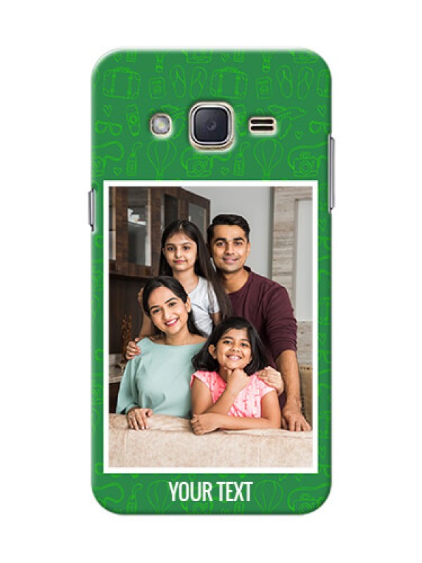 Custom Samsung Galaxy J2 (2015) Multiple Picture Upload Mobile Back Cover Design