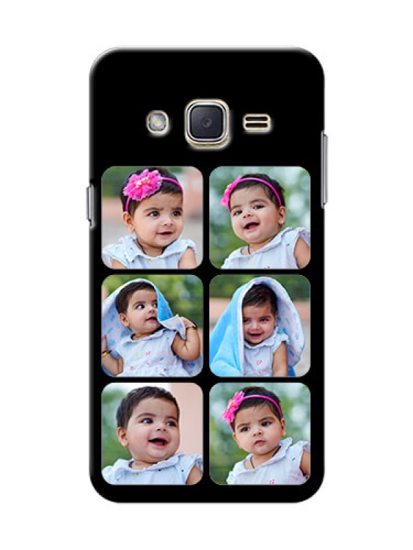 Custom Samsung Galaxy J2 (2015) Multiple Pictures Mobile Back Case Design