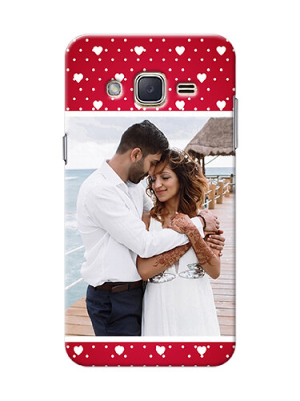Custom Samsung Galaxy J2 (2015) Beautiful Hearts Mobile Case Design