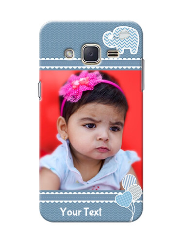 Custom Samsung Galaxy J2 (2015) kids design icons with  simple pattern Design