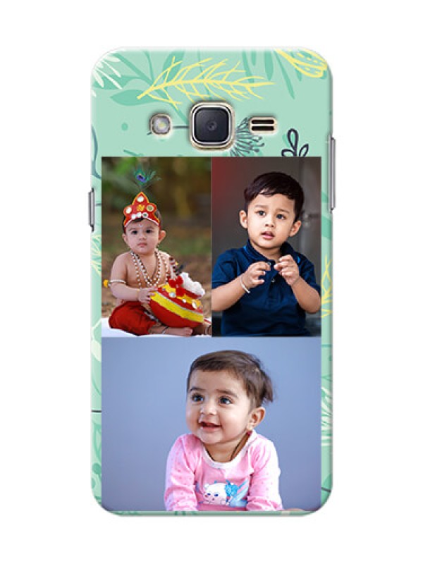 Custom Samsung Galaxy J2 (2015) family is forever design with floral pattern Design