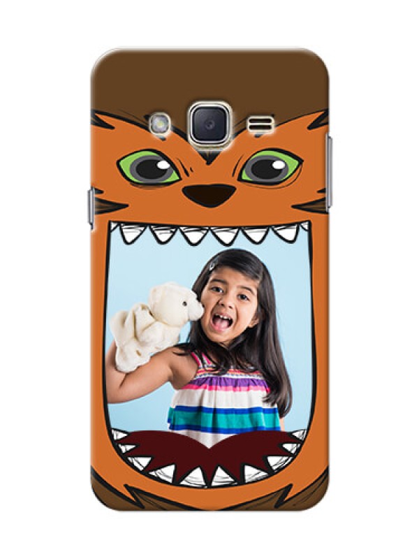 Custom Samsung Galaxy J2 (2015) owl monster backcase Design