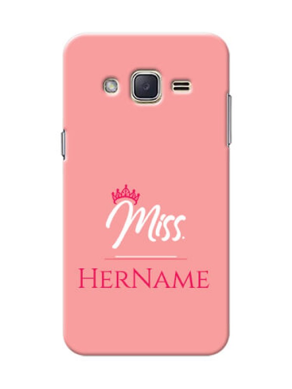 Custom Galaxy J2 (2015) Custom Phone Case Mrs with Name