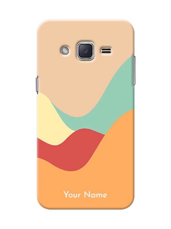 Custom Galaxy J2 (2015) Custom Mobile Case with Ocean Waves Multi-colour Design