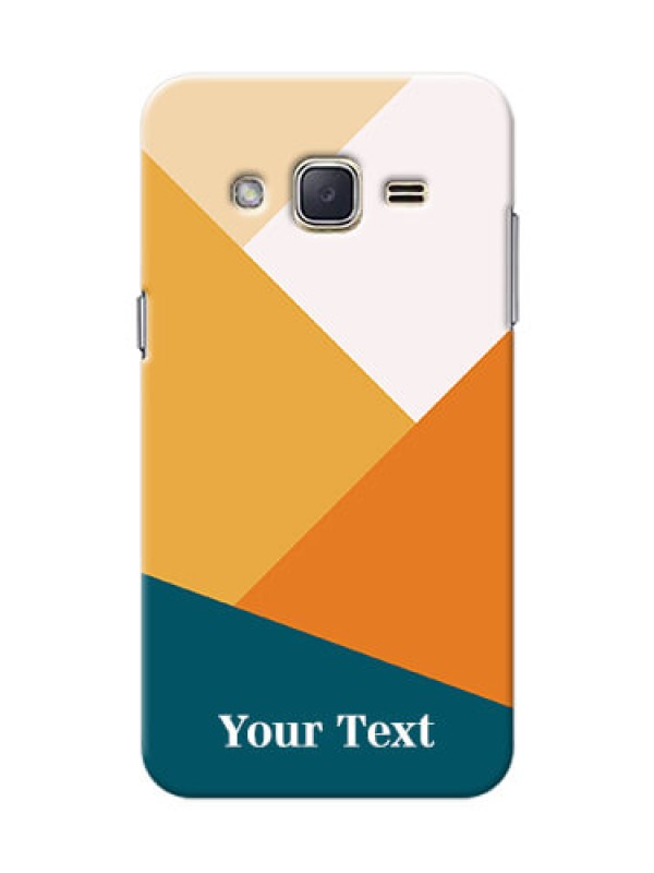 Custom Galaxy J2 (2015) Custom Phone Cases: Stacked Multi-colour Design