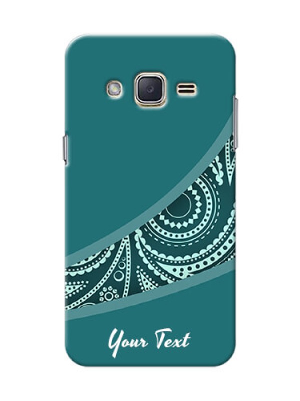 Custom Galaxy J2 (2015) Custom Phone Covers: semi visible floral Design