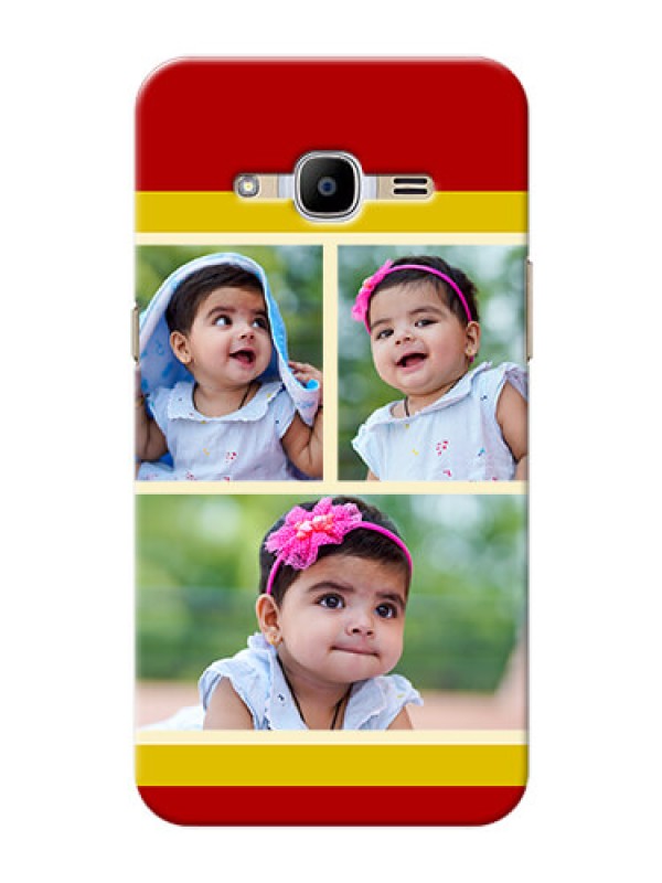 Custom Samsung Galaxy J2 (2016) Multiple Picture Upload Mobile Cover Design