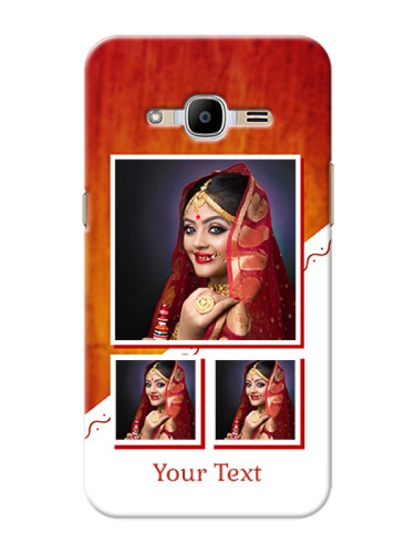 Custom Samsung Galaxy J2 (2016) Wedding Memories Mobile Cover Design