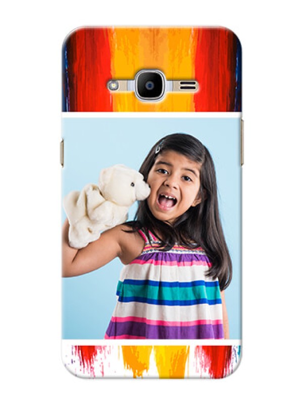 Custom Samsung Galaxy J2 (2016) Colourful Mobile Cover Design