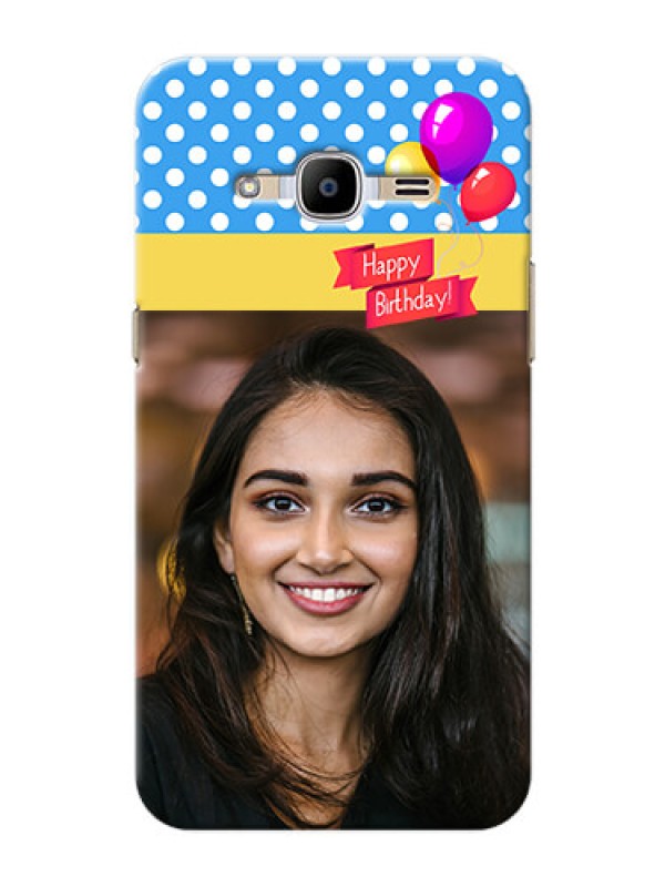 Custom Samsung Galaxy J2 (2016) Happy Birthday Mobile Back Cover Design