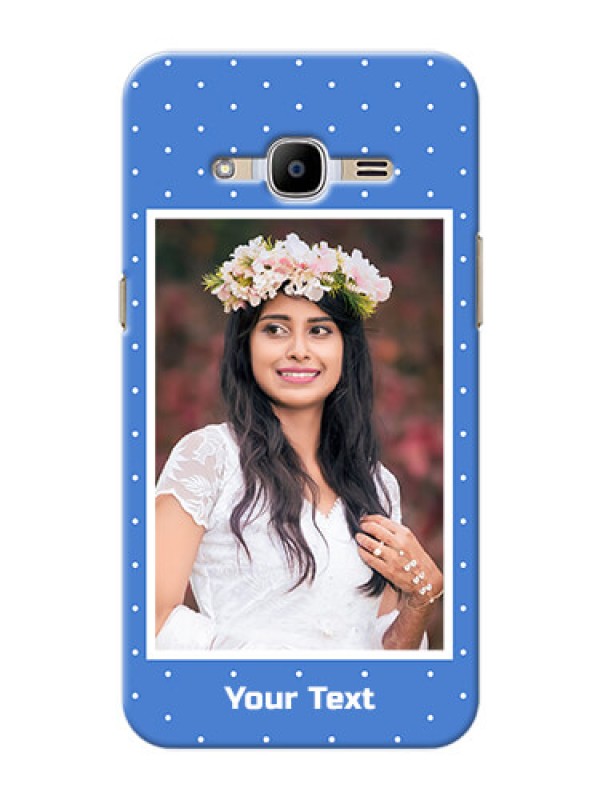 Custom Samsung Galaxy J2 (2016) 2 image holder polka dots Design